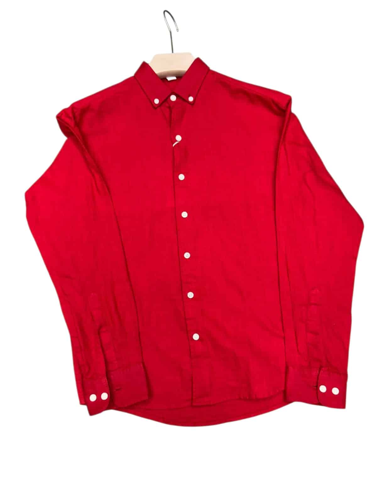 RED PLAIN SHIRT