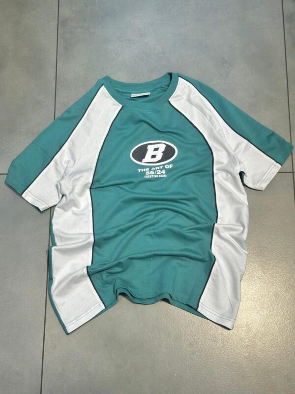 2 color T Shirt 5 Sleeve